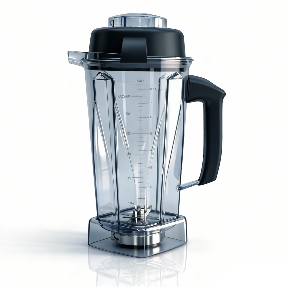 Blender Pitcher 64oz Replacement Container Compatible with 64oz, Transparent