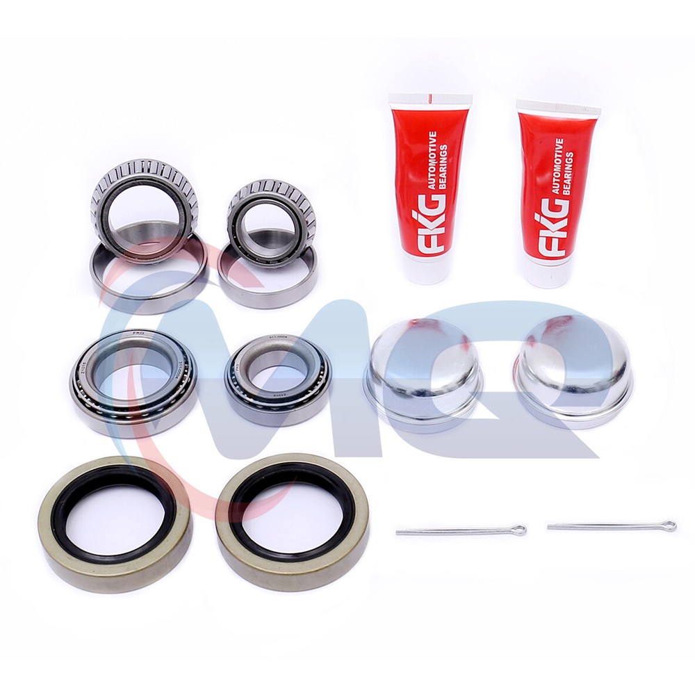 2 Set Trailer Bearing Repair Kits for 1-3/8 Inch to 1-1/16 Inch Tapered Spindle