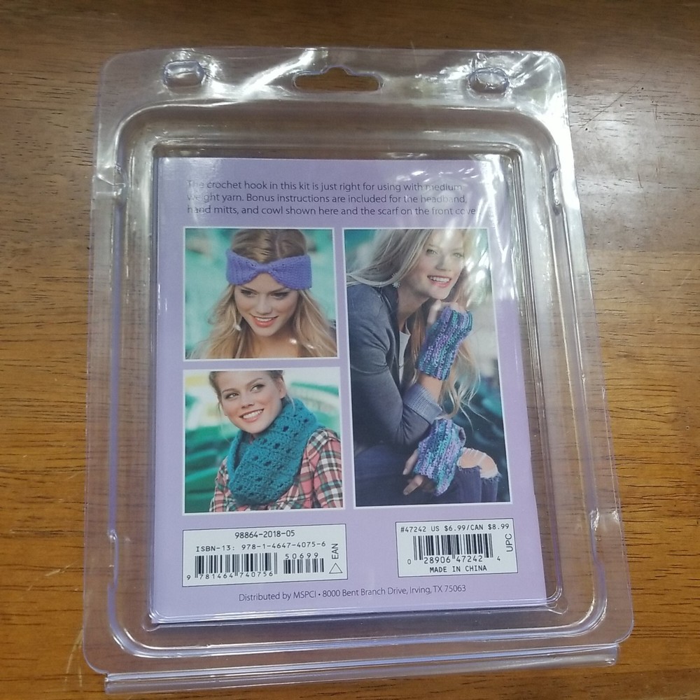 Loops & Threads Learn To Crochet Kit, NEW