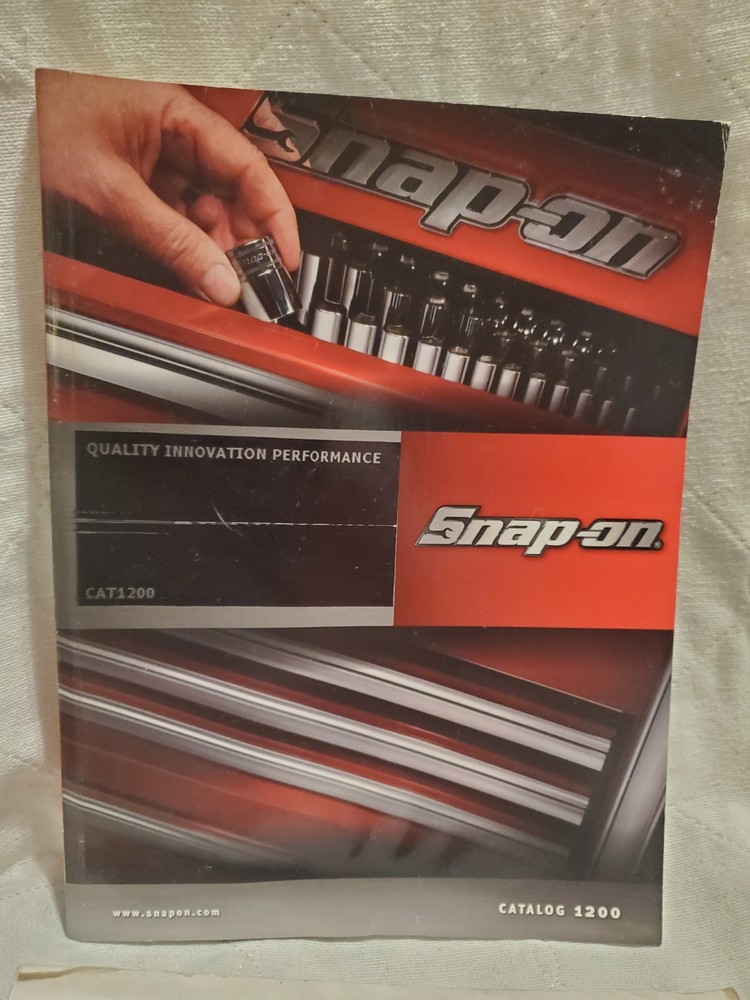 Original 2012 Snap-On Tools Catalog 1200 With Credit Application