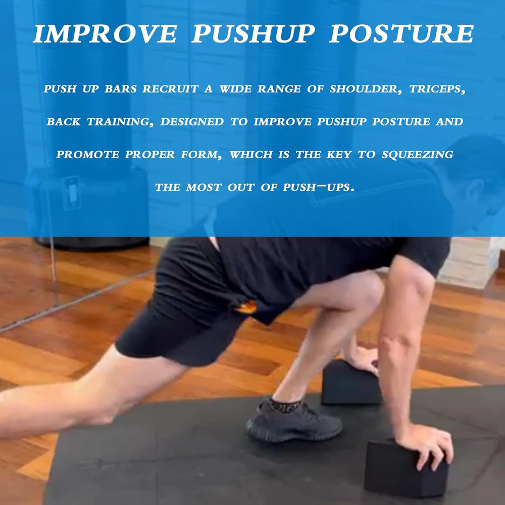 2 Pack Non-Slip Professional Squat Wedge Blocks - Heel Elevated Ramp for Squats,