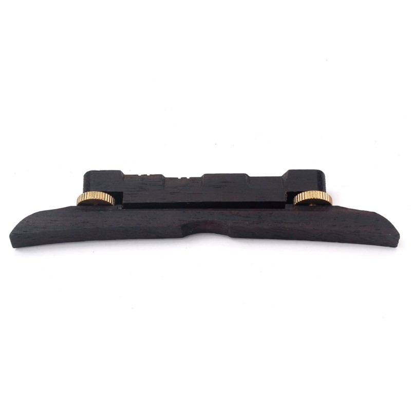 Height Adjustable Light Weight Ebony Guitar Bridge Easy String Action Adjustment