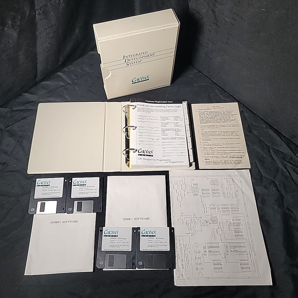 Cactus Logic IDS Microprocessor PROM Programmer EPROM Test Boards TIU 200 IDE