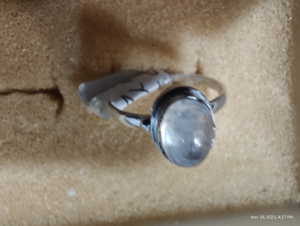 Spiritual protection ring Metaphysical Healing Ring size 7.5