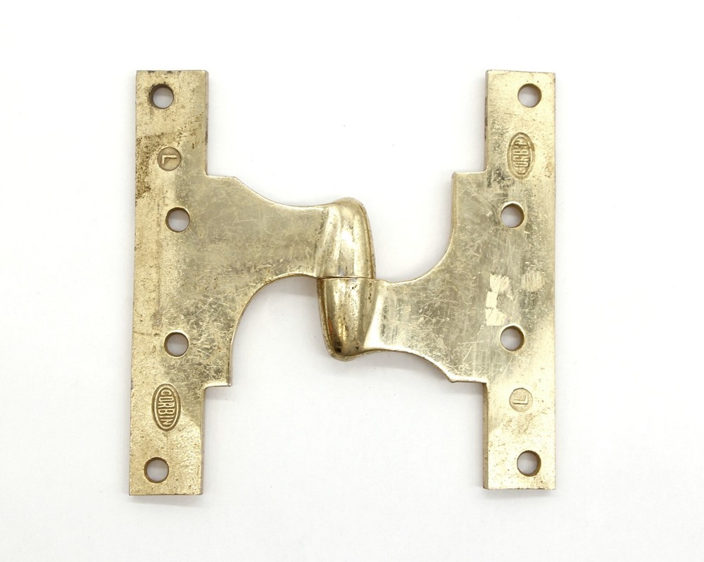 Corbin Polished Brass 6 x 6 Left Swing Olive Door Hinge