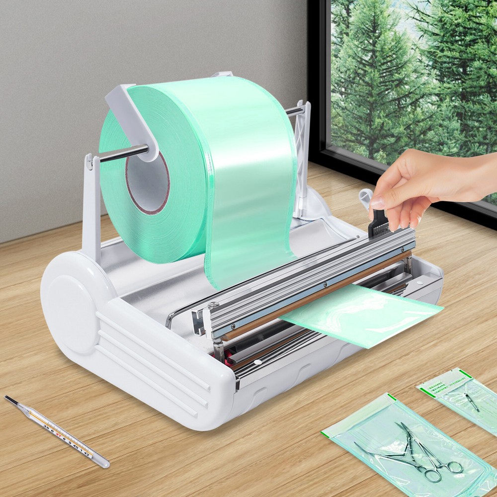 500W Dental & Lab Automatic Sealing Machine Plastic Bag Sealer Max. Width 25cm