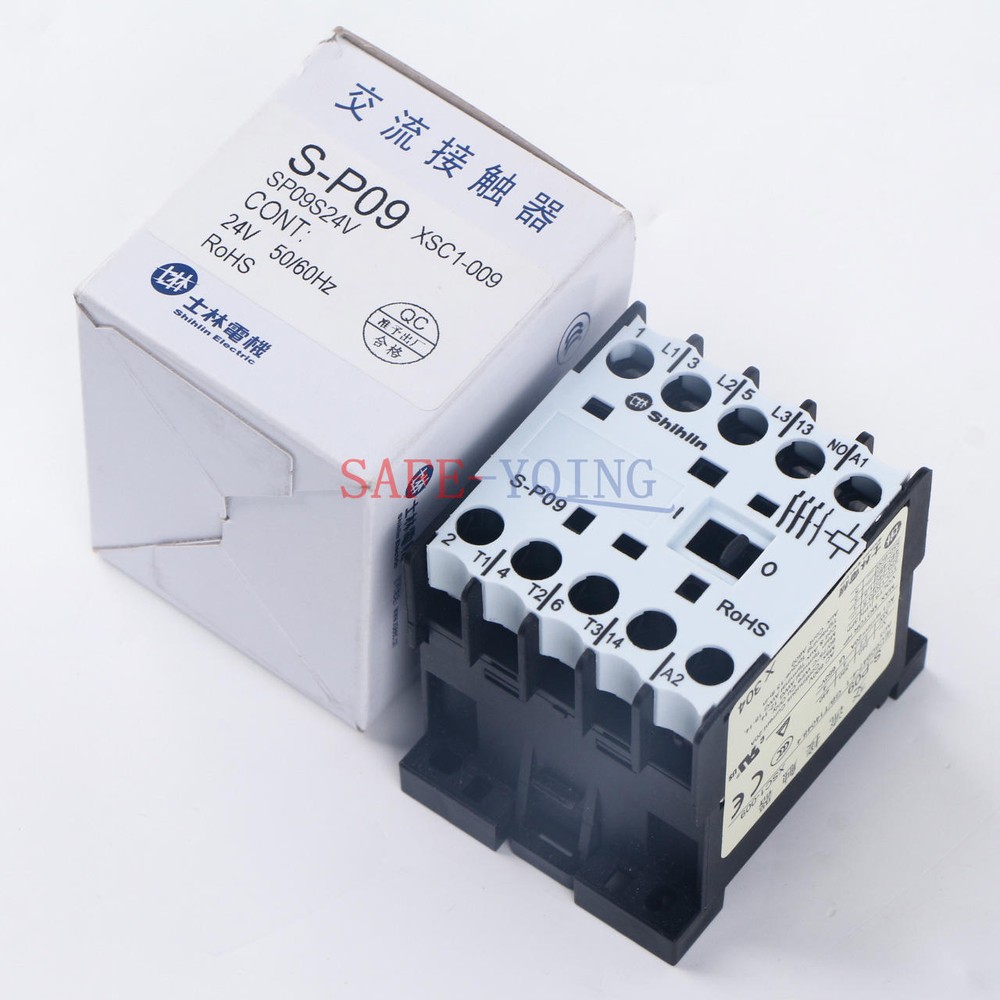 1PCS Shihlin AC contactor S-P09 AC24V 1a New