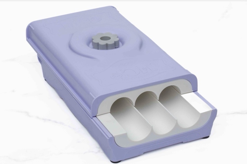 HCP Mini Easy Roller Cake Pop Maker Purple White Easy Clean Plastic