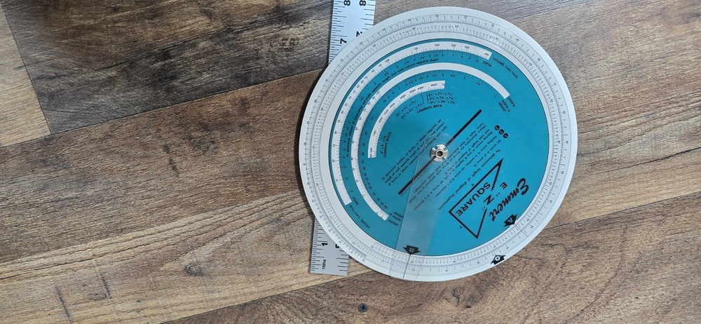 Emmett E “Z” Square Circular Calculator Pre Owned