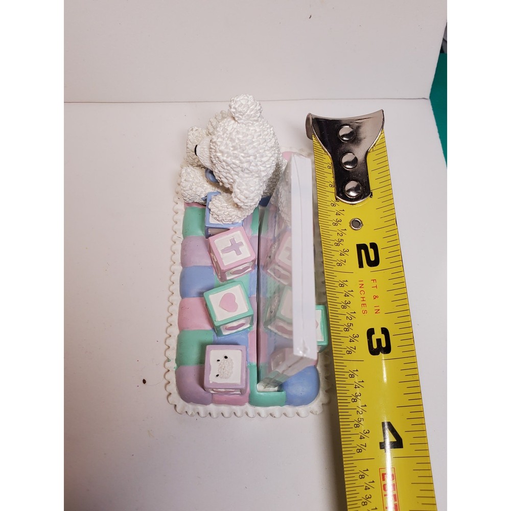 God Bless Baby Bear Figurine - W/ 40 Scriptures