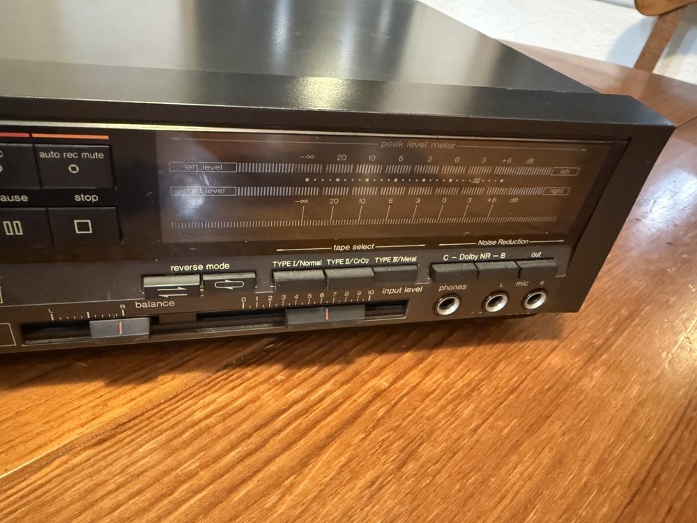 Technics RS-B29R Stereo Cassette Deck Auto Reverse Dolby-Tested Powers On & Runs