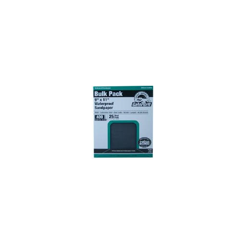 Gator 9" x 11" Waterproof Sanding Sheets, 220 Grit, 25 Pack