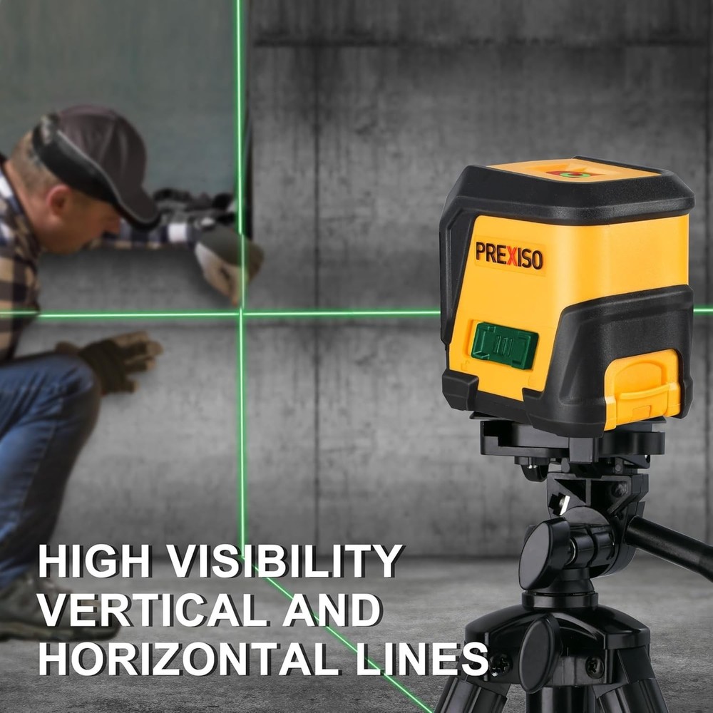 New Laser Level w/ Tripod, 65Ft Self-Leveling Green Line