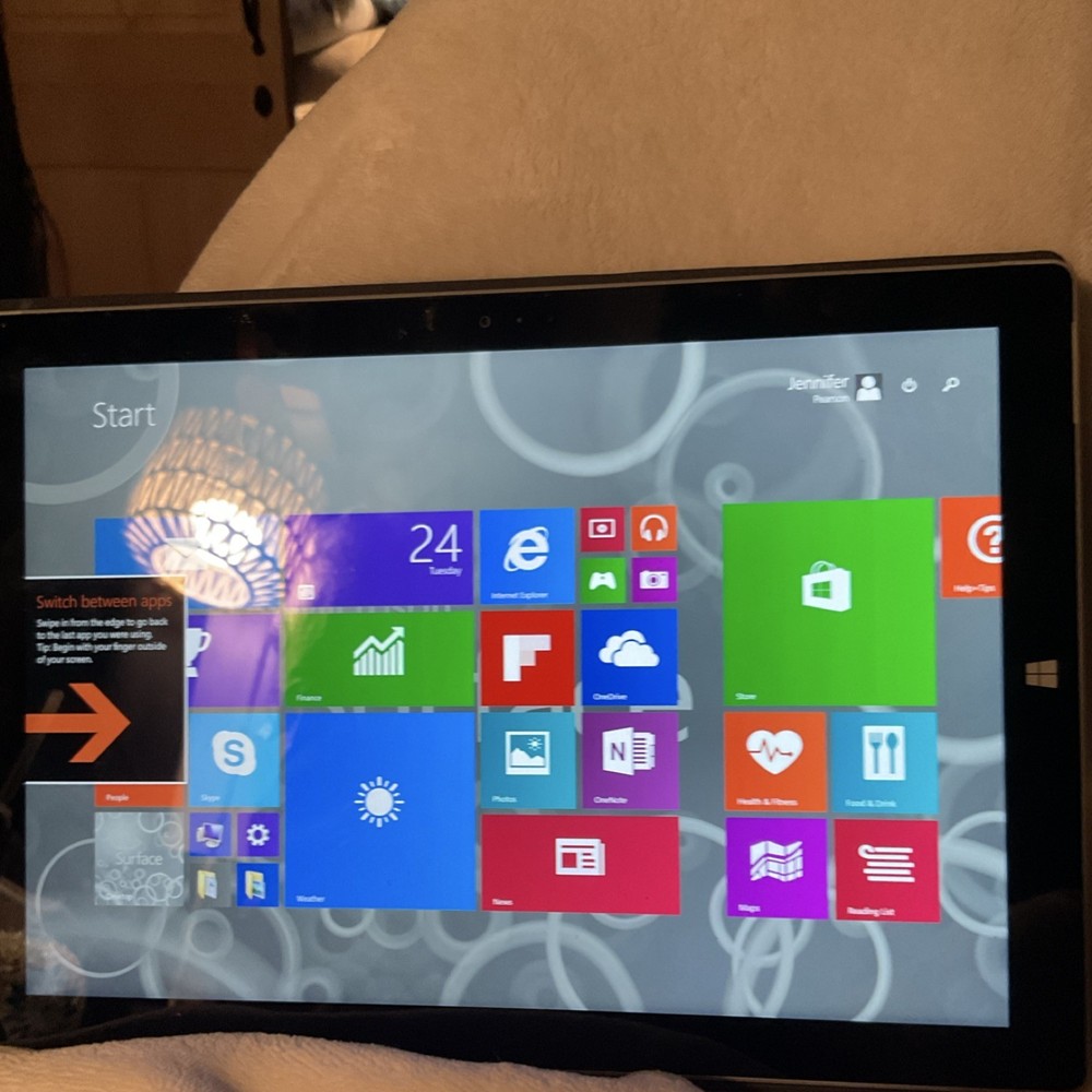 Microsoft Surface Black Tablet/Laptop Convertible Windows Touchscreen