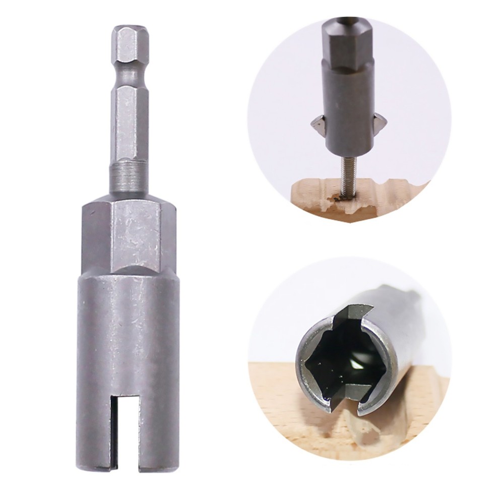 3Pcs Power Wing Nut Driver Hook Drill Bits Socket Wrench Tool 1/4 Inch Hex Shank