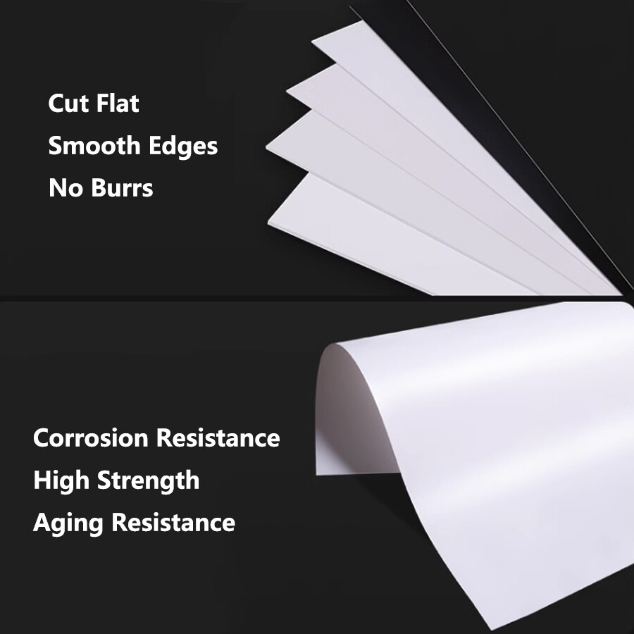 White/Black PVC Sheet Plastic Plate Hard Insulation Board Customized Links