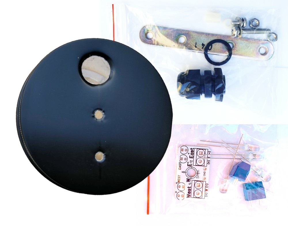 Jar Enclosure Dome DIY Sun Tracking Controller Board + Single Axis Sensors Board