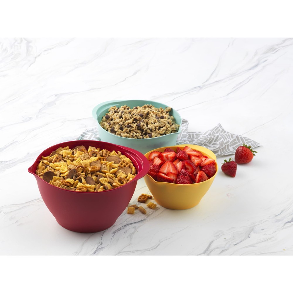 GoodCook Pro 3pc Mixing Bowl Set
