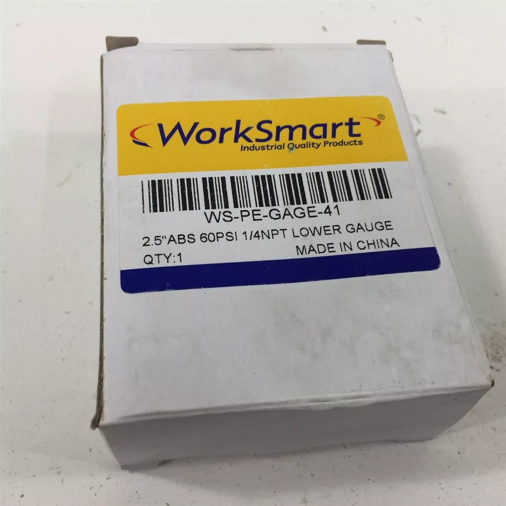 WorkSmart WS-PE-GAGE-41  (0-60PSI)