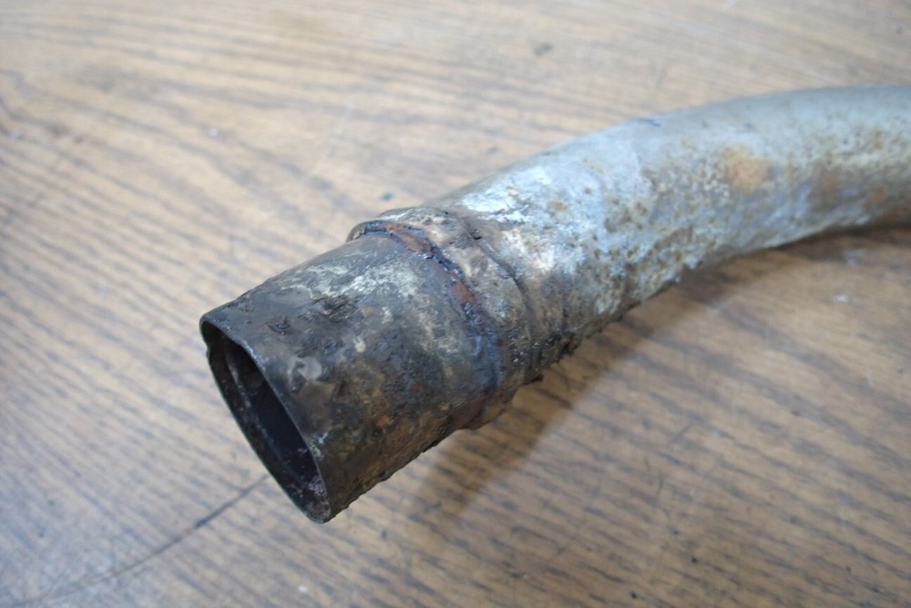 1978 HONDA CB400A EXHAUST HEADER W/ FLANGE DAMAGED