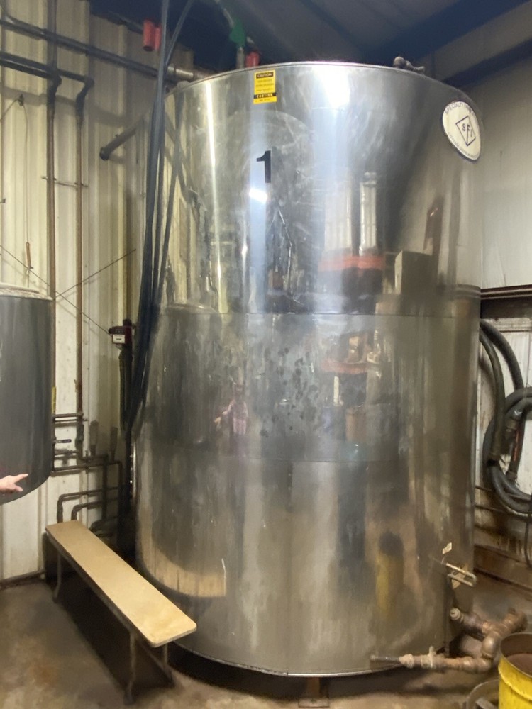 2600 Gallon Specialty Fabrications StainlessSteel Jacket Mixing Processing Tank