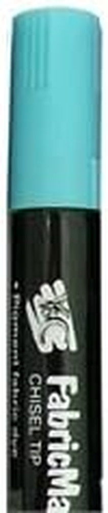 Fabricmate Dye Ink Marker - Turquoise, Chisel Tip, Marker