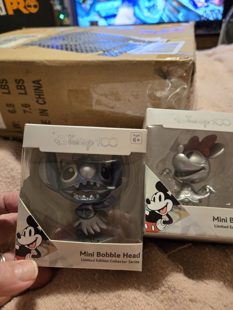 Stitch & Minnie Mouse Bobble Heads