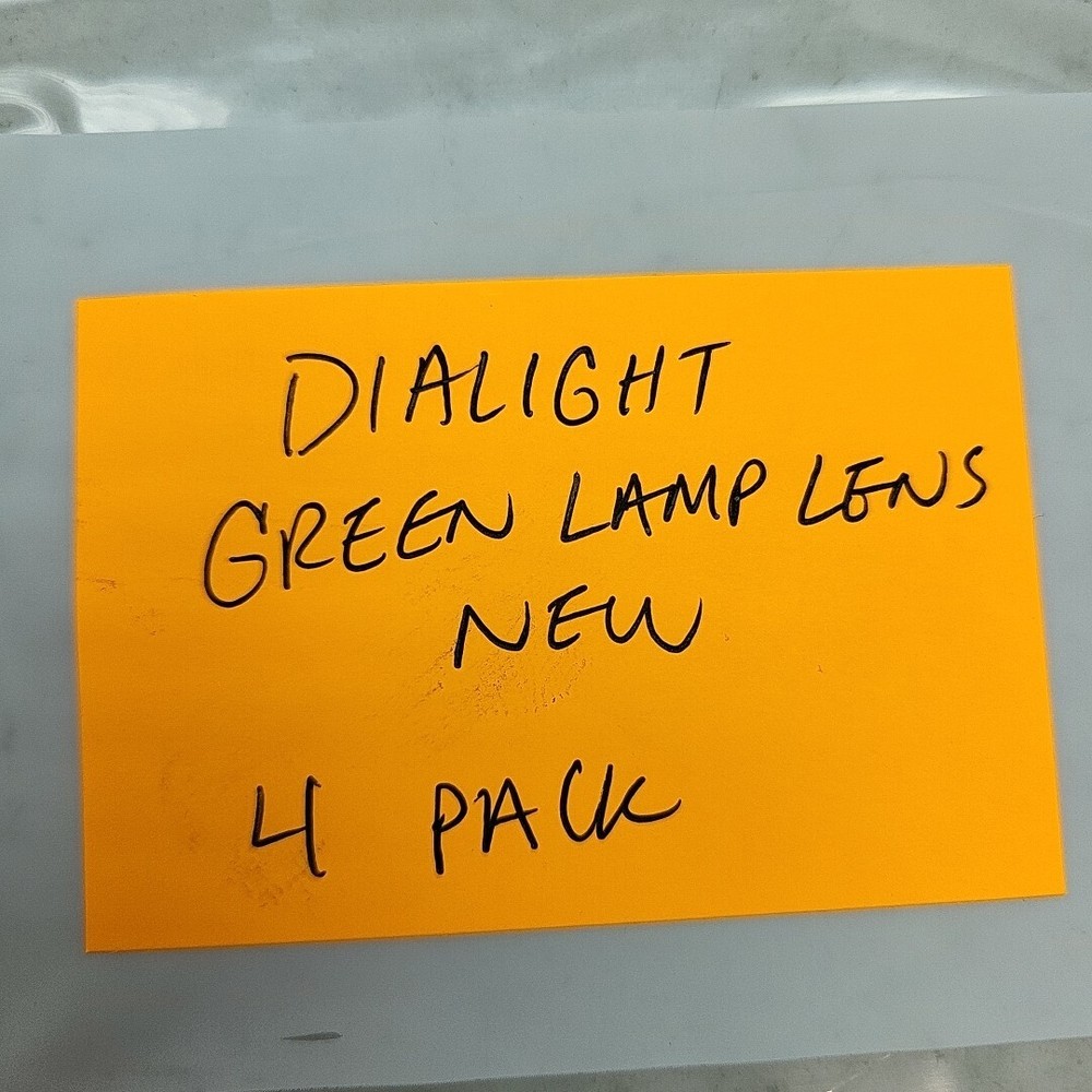 4 Pack Dialight Green Lamp Lens Caps For 081 Socket Indicators Min Panel Ind New