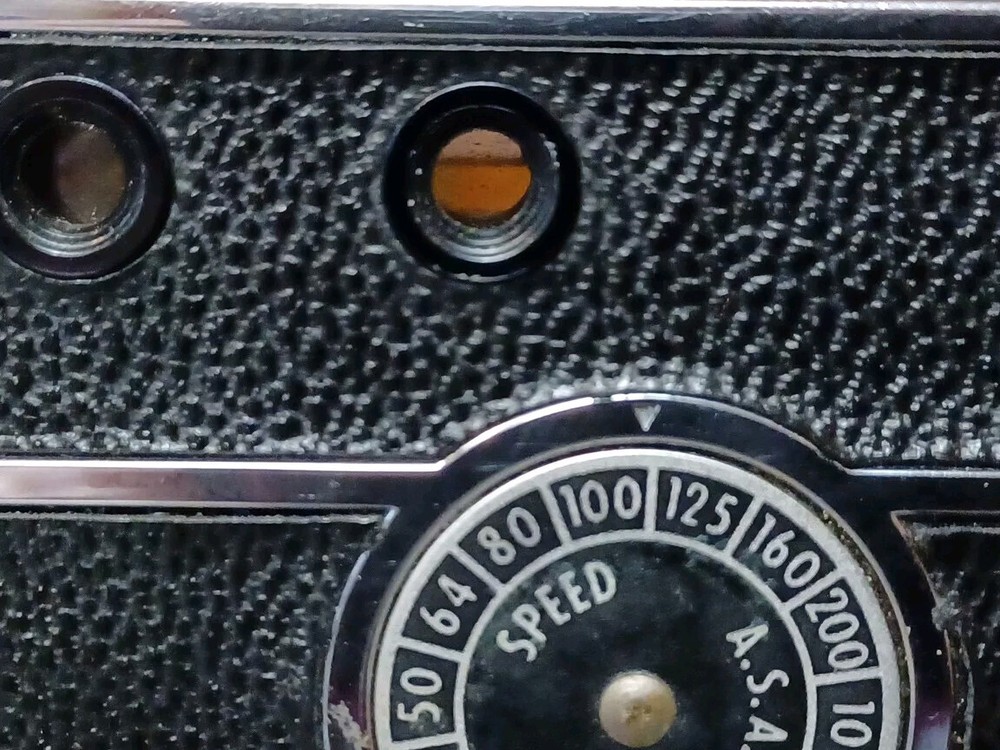 Vintage 1950's Argus Rangefinder Camera 50MM Cintar Lens Leather Case & Flash