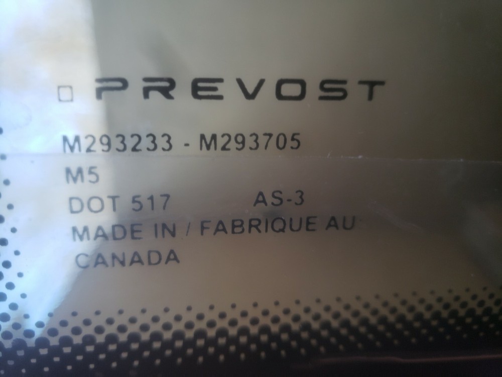 Prevost XL2 Bus Coach Fixed Window M293705