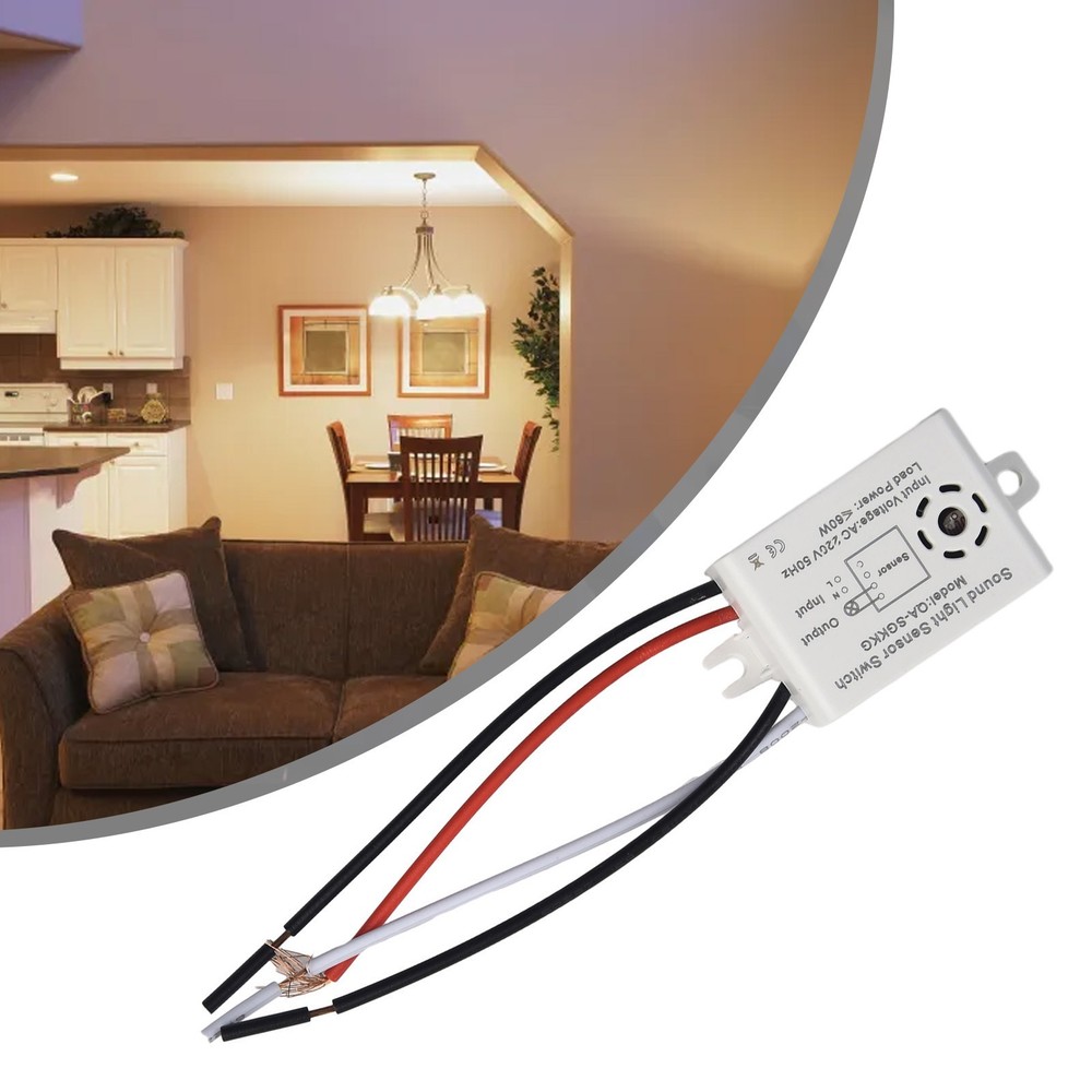 Range High Sensitivity Automatic Voice Control Sensor Switch