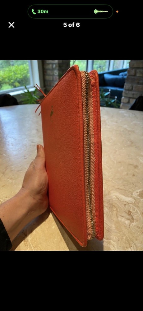 Bright Orange Zippy Journal Notebook / Diary