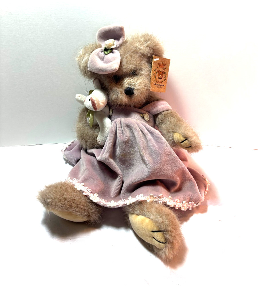 MINI & Melanie Lavender Bearington Spring Collection 14" Bear with Tags