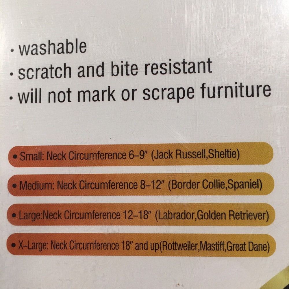 Bencmate Inflatable Collar Size Medium Washable Scratch & Bite Resistant