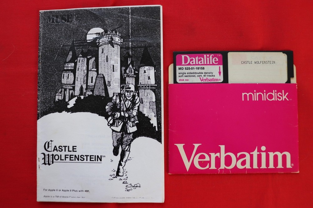MUSE SOFTWARE’S  “CASTLE WOLFENSTEIN” APPLE II COMPUTER GAME