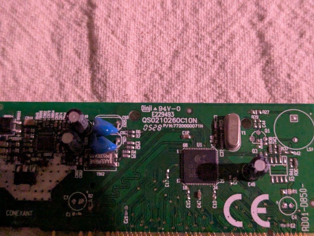Conexant RD01-D850 56K V.92 PCI Data Fax Modem