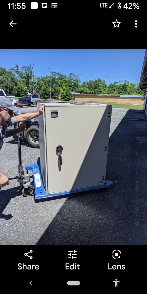 Safes used, a large inventory.