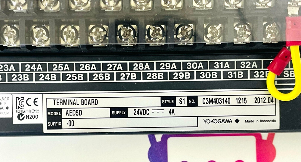 YOKOGAWA AED5D-00 Terminal Board