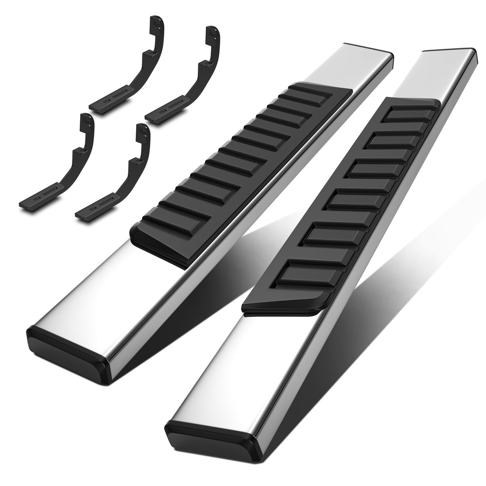 6" Nerf Bars Side Step Running Board For 19-22 Silverado Sierra 1500 Regular Cab