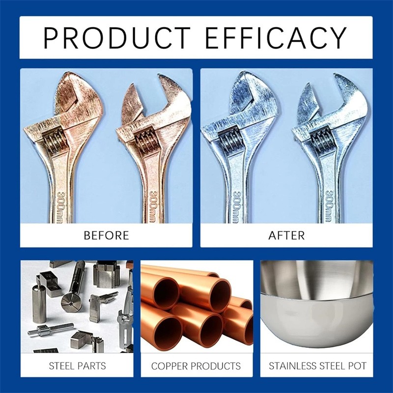 Wangle Rust Remover,Anti-Rust Lubricant Spray & Rust Remover Easy Application