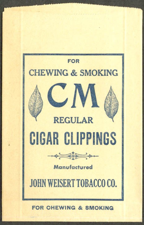 CM Chewing & Smoking Cigar Clippings envelope MO