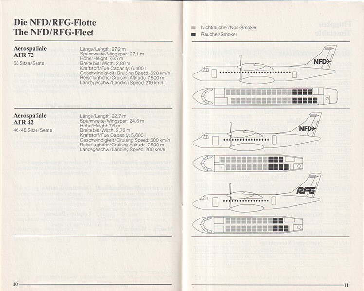 Eurowings timetable 1993/01/01