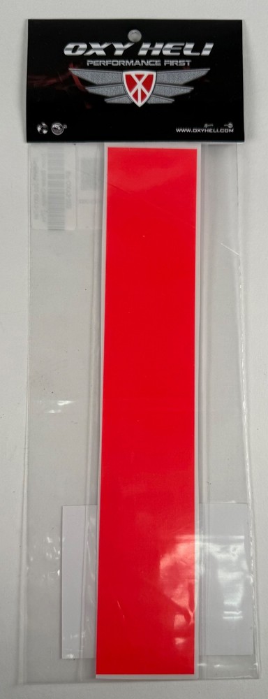 OXY HELI OXY 3 TAIL BOOM STICKER ORANGE 2pcs SP-OXY3-203
