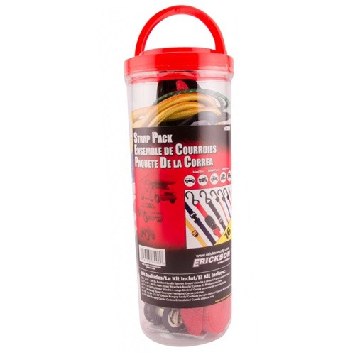Erickson Variety Strap/Bungee Cord Pack 16-Pieces