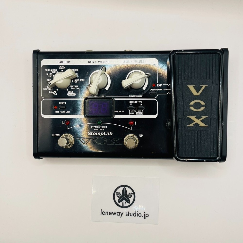 VOX StompLab SL2G Modeling Guitar Floor Multi-Effects Pedal tested to work