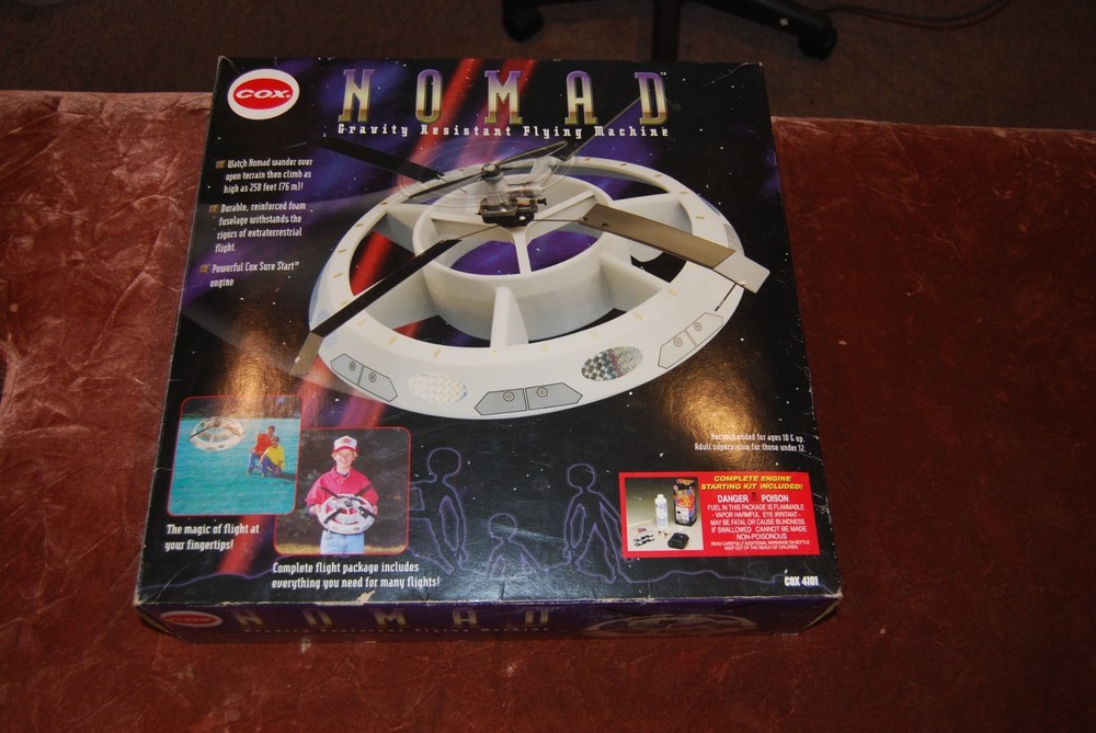 COX Nomad Gravity Resistant Flying Machine (NEW) Open Box. Never Been Used.