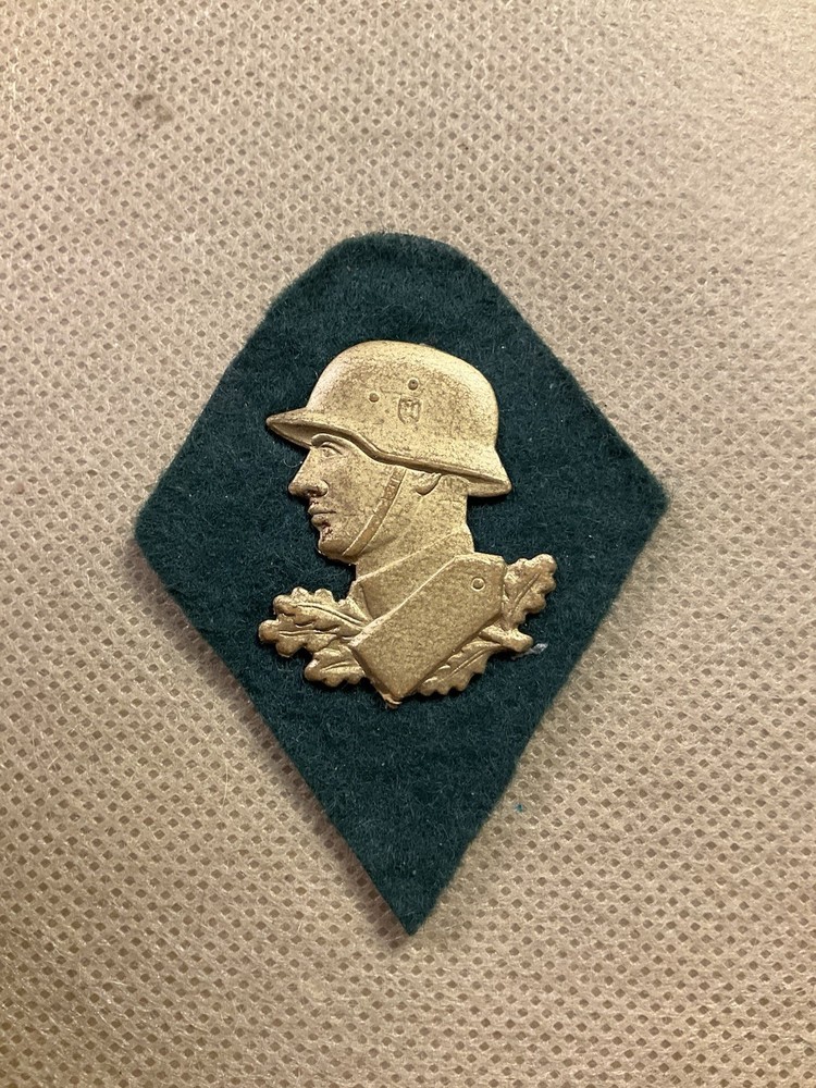 WWII German Soldier Head Tinnie Patch