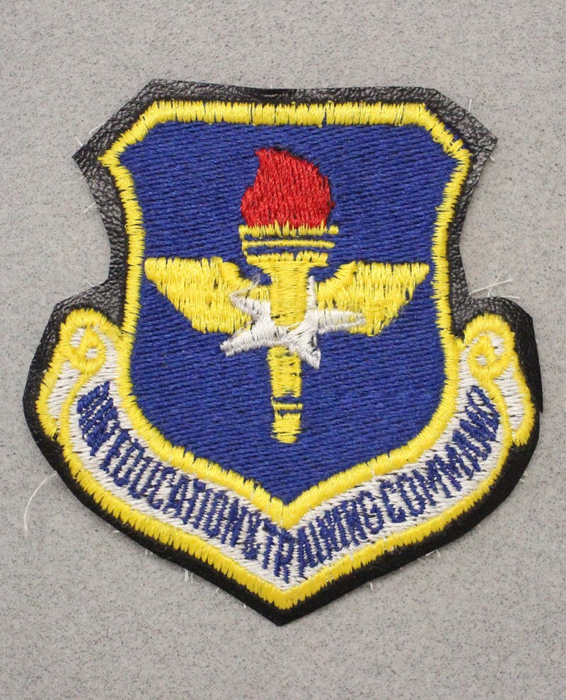 USAF Air Force Patch 144: Air Education & Training Command - 3 1/2" on vinyl