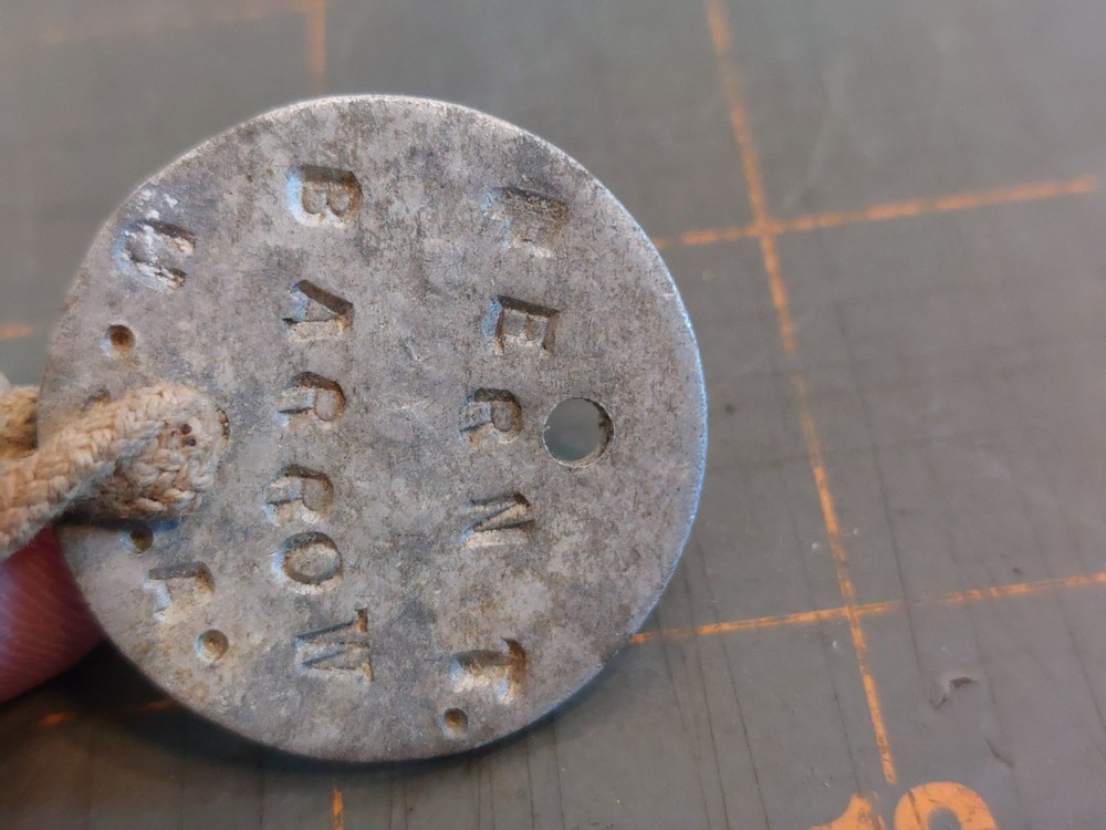 WW1 Dog Tag World Ward 1 Original