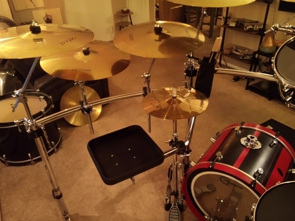 Full 8pc Pdp Custom Kit And Gibraltar Rack